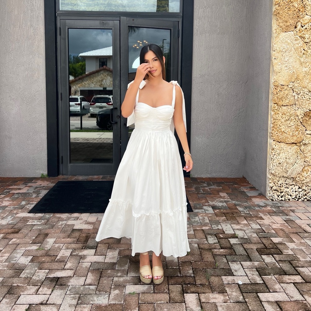 White dress